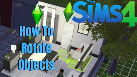 how to free rotate objects in sims 4